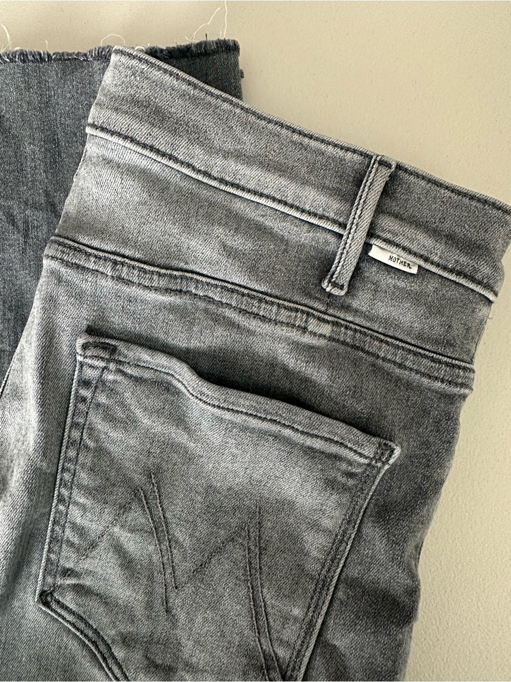 MOTHER The Hustler Ankle Fray Size 34 Color Daytona Nights High Rise Bootcut